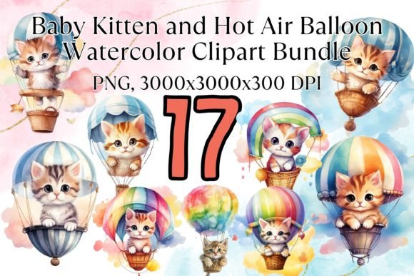 Kitten Cat Watercolor Clipart Bundle: Illustrations Review