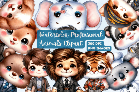 Watercolor Professional Animals Clipart Review